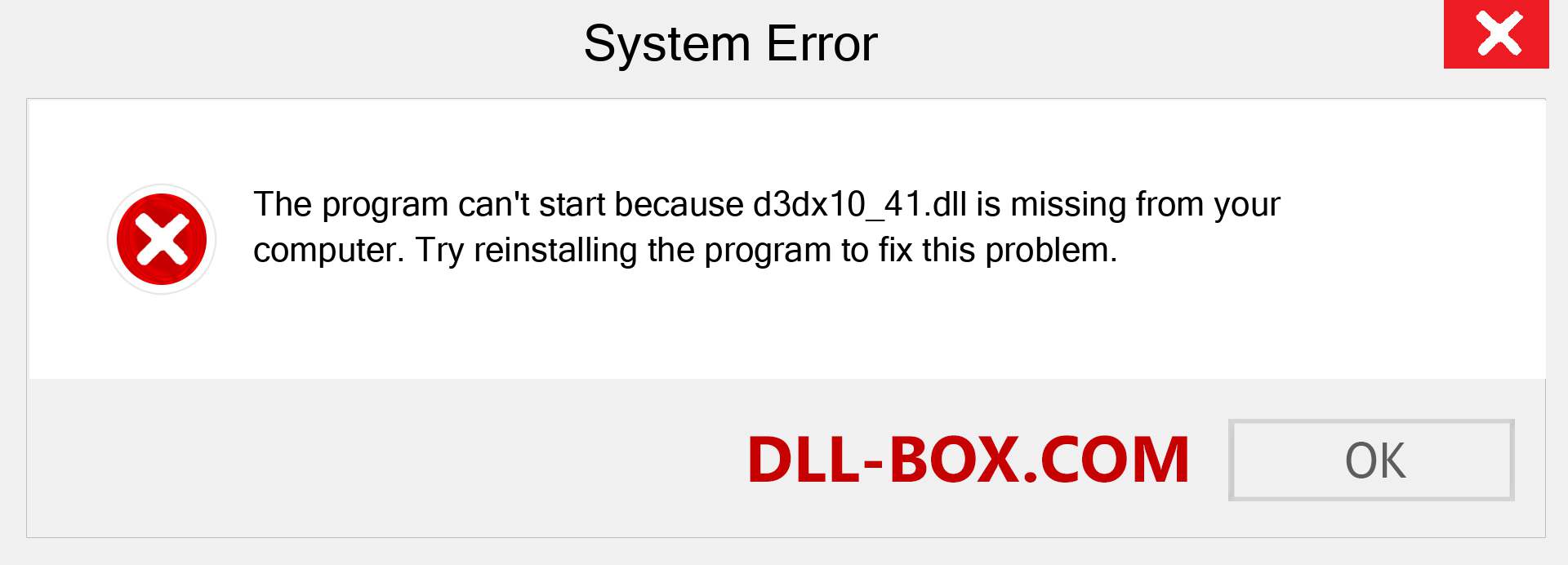  d3dx10_41.dll file is missing?. Download for Windows 7, 8, 10 - Fix  d3dx10_41 dll Missing Error on Windows, photos, images